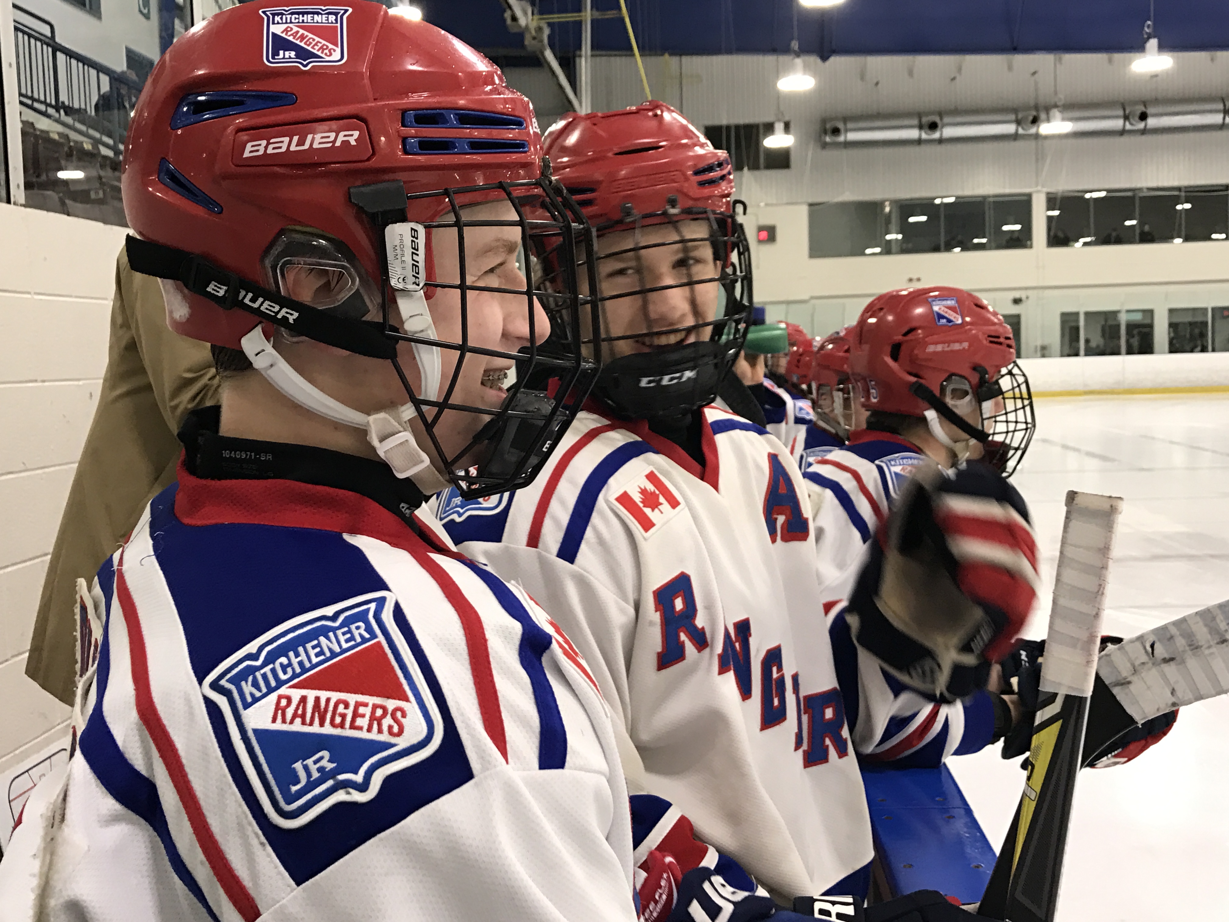 New CCM Premier Kitchener Rangers Hockey Player Jersey Senior